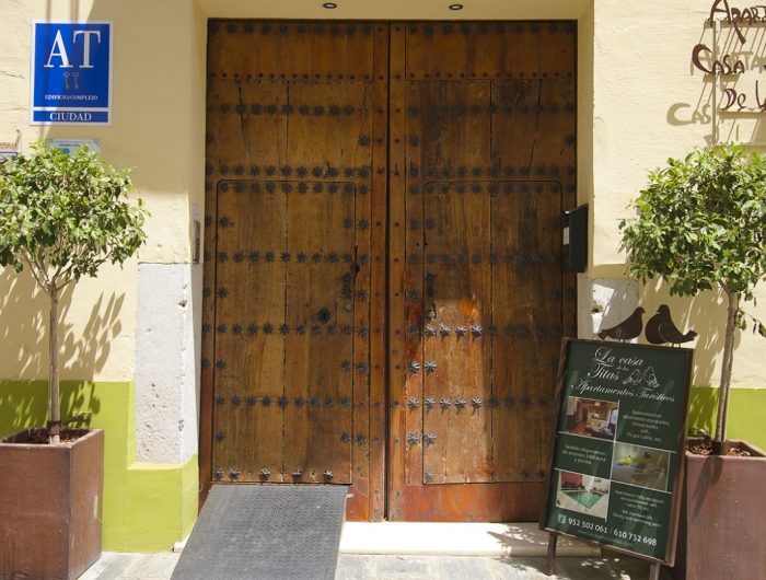 Front Door of Casa de las Titas in Velez-Malaga