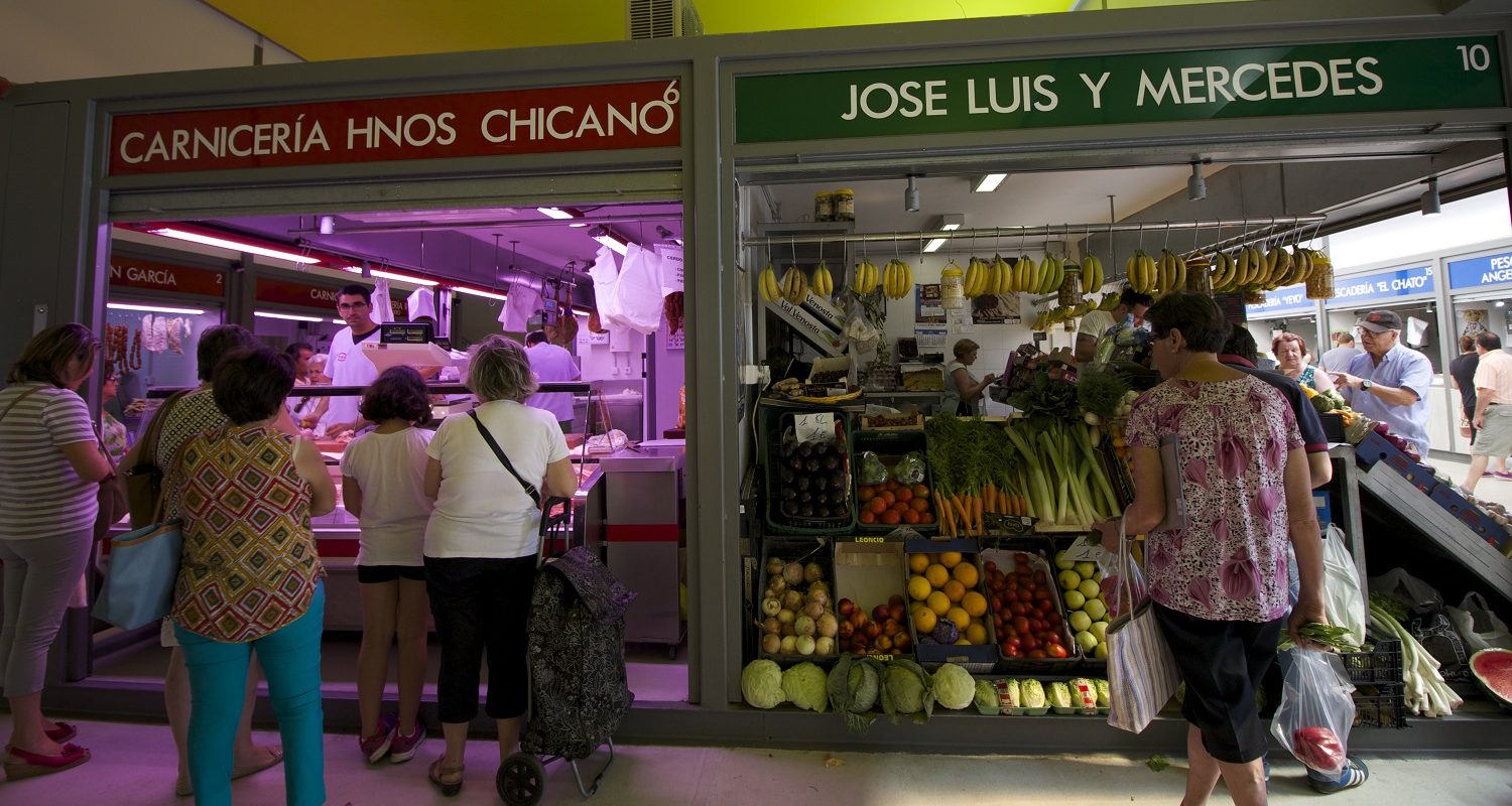 Food market in Velez-Malaga