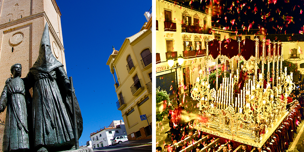 Semana Santa in Velez-Malaga collage