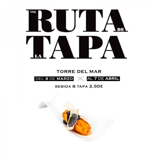 torre del mar tapas route poster