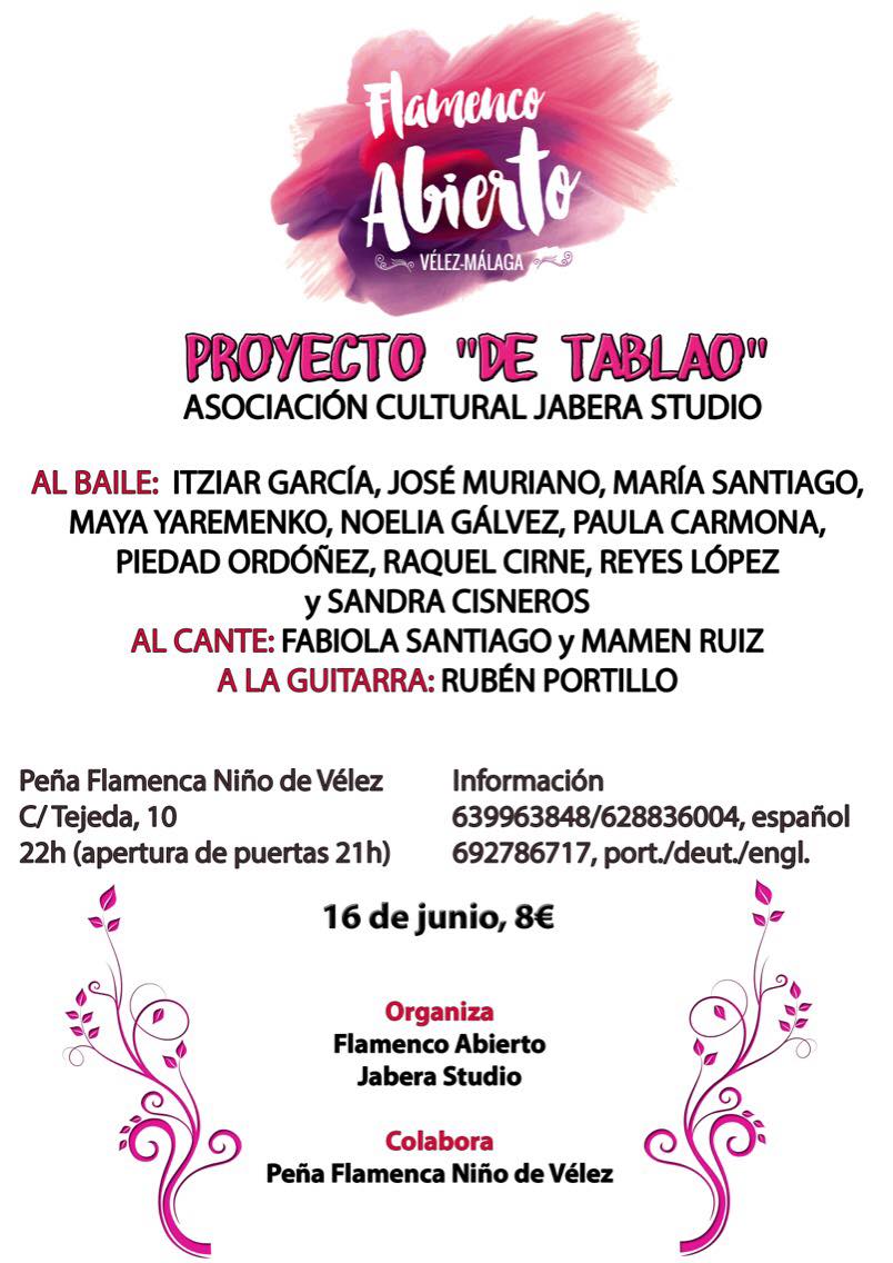 proyecto tablao flamenco poster