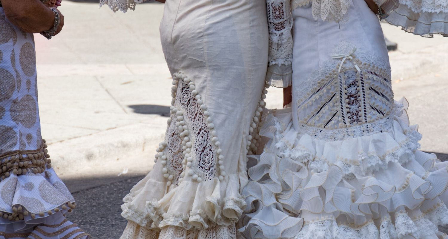 flamenco dresses at velez feria