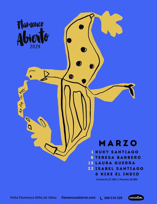 flamenco abierto poster - march 2024