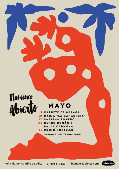 flamenco abierto poster may
