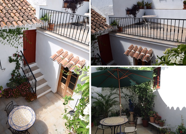 Courtyard and patio Casa Calzada Herrera