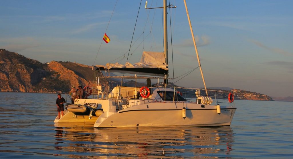 Catamaran in La Caleta 