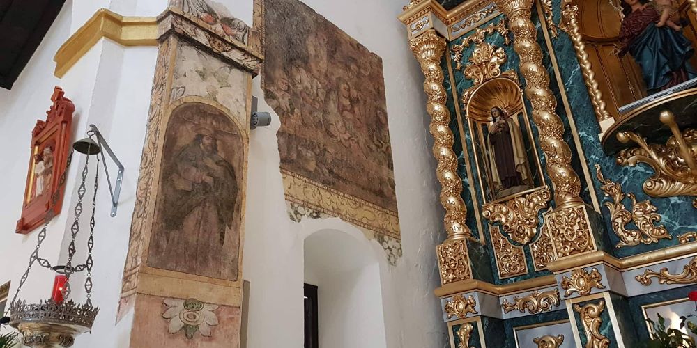 Murals in Canillas de Aceituno Church