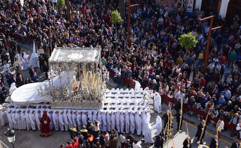 Palm Sunday in Plaza Constitucion, Velez-Malaga