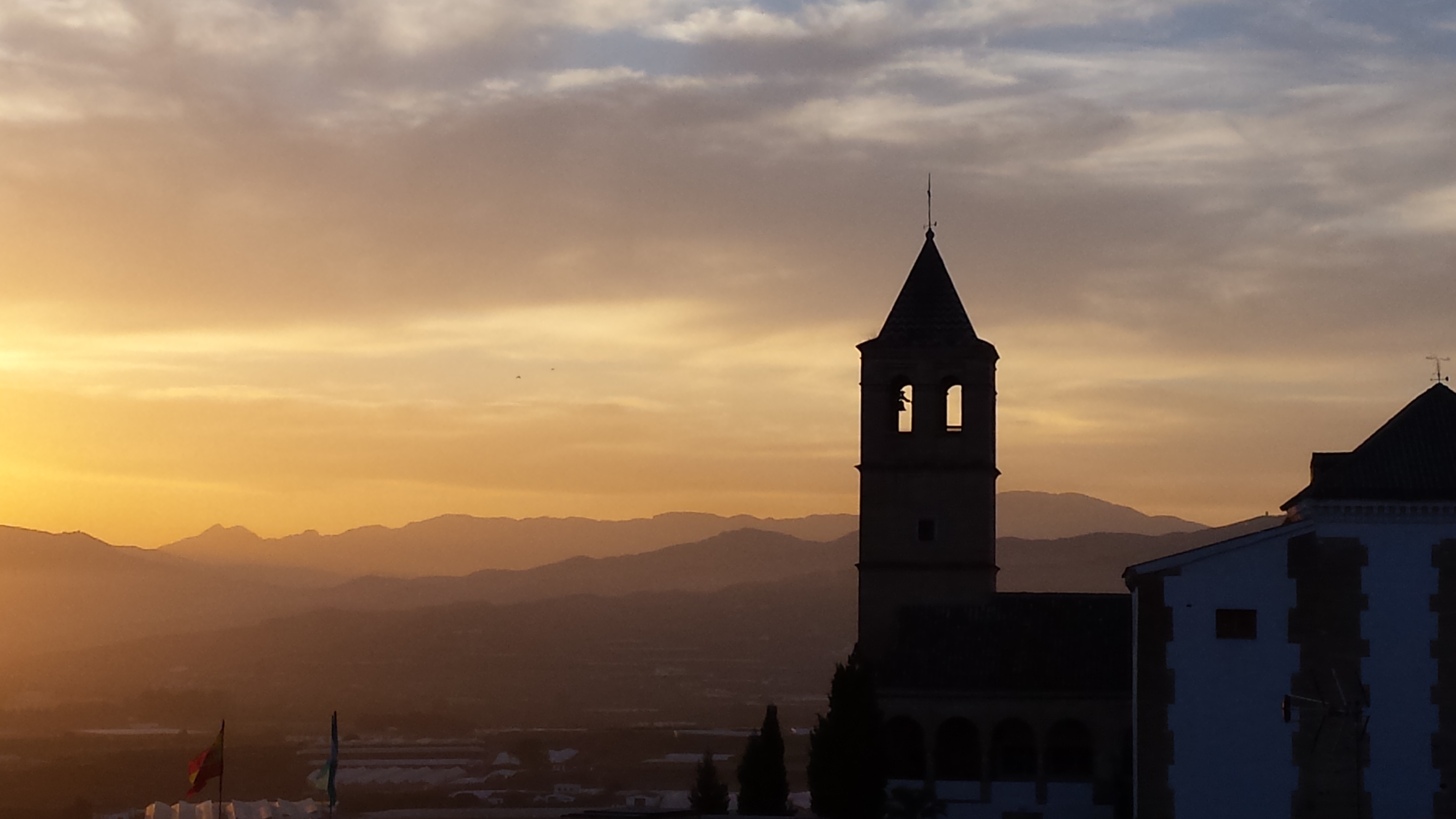 Sunset in Velez-Malaga