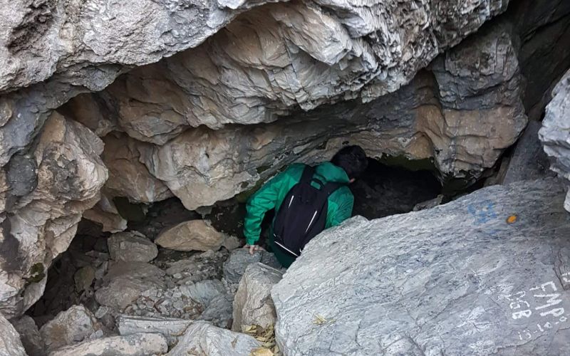 Entrance of the Cave Fajara, Canillas Aceituno