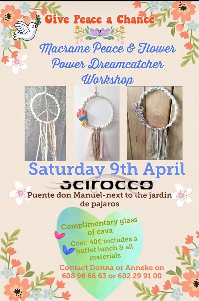 Dreamcatcher workshop in Scirocco