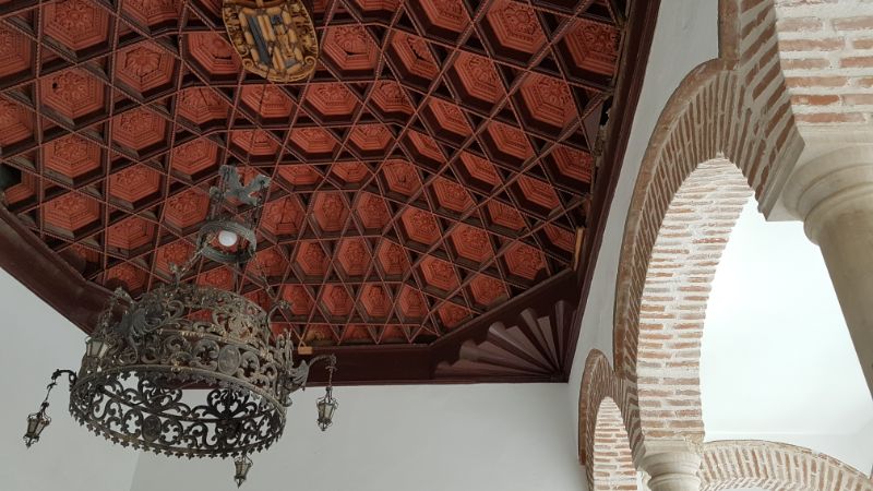 closeup-of-wooden-mudejar-ceiling
