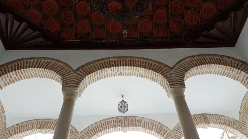 Mudejar-ceiling-in-palacio-de-beniel