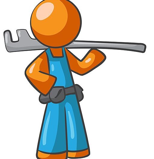 Plumber by LeoBlanchette, CC0, via Wikimedia Commons